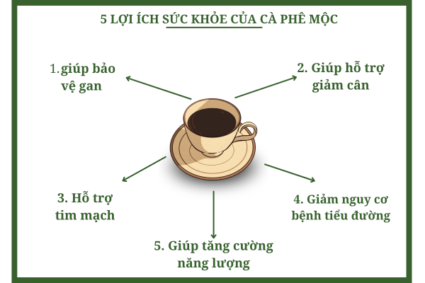 CÀ PHÊ MỘC – 5 LỢI ÍCH SỨC KHỎE