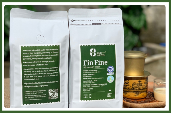 Sản phẩm Fin Fine - quốc tế cà phê